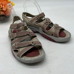 Clarks Privo Tan Pink Sport Sandal Size 7.5. SPT2900